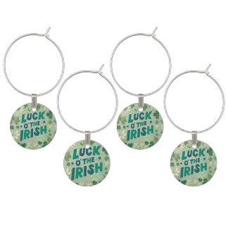 Luck O the Irish Wine Charm