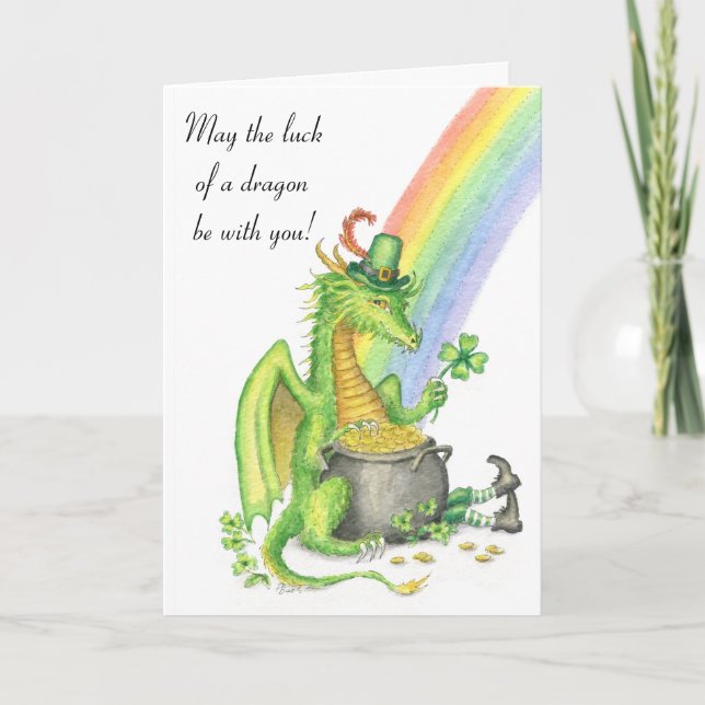 Luck of a Dragon card (Front)