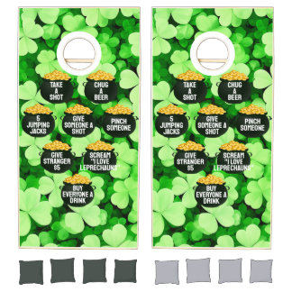 Luck of the Clover Cornhole Cornhole Set