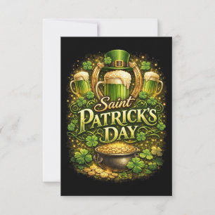 Luck of the Emerald Isle Thank You Card