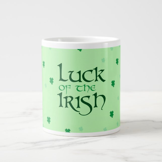 Luck of the Irish 20 oz Coffee Mug (Front)