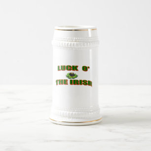 Luck of the Irish Beer Stein - Perfect Gift
