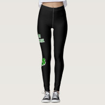 Luck Of The Irish Black Leggings
