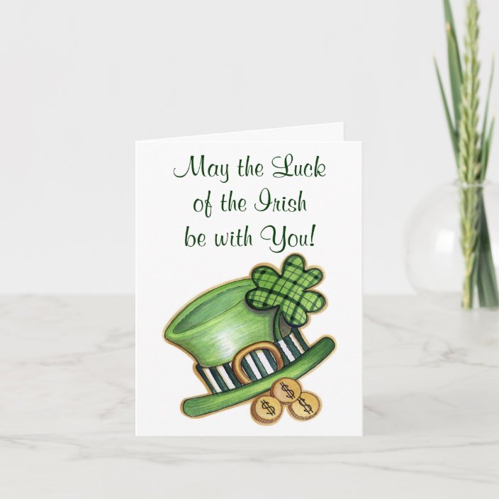 Luck of the Irish Card | Zazzle.com