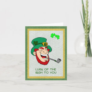 Luck of the Irish card