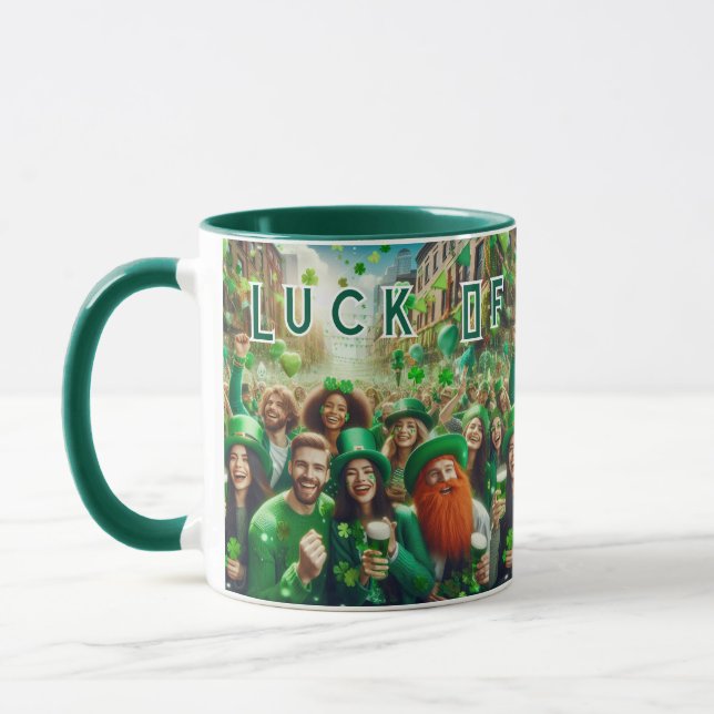 Luck Of The Irish Celebration  Mug (Left)