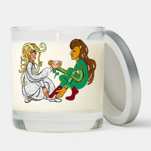Luck of the Irish Celtic lovers knot Scented Candle