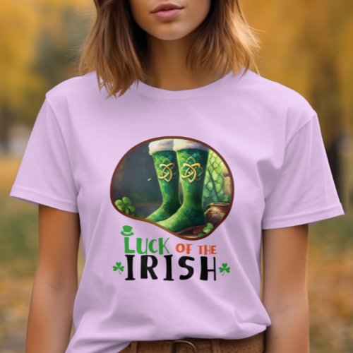 Luck of the Irish _ Cloverleaf Carnival T_Shirt