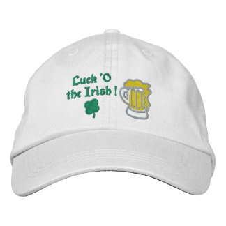 Luck of The Irish Embroidered Cap