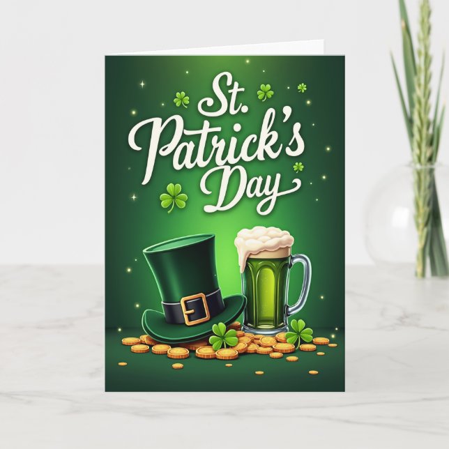 Luck Of The Irish For Husband Card (Front)