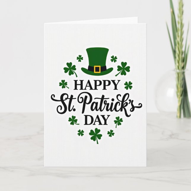 Luck Of The Irish For Partner Card (Front)
