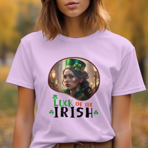 Luck of the Irish _ Green Attire Affair T_Shirt