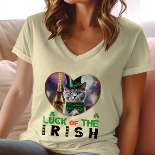 Luck of the Irish _ Green Glow Dance Party T_Shirt