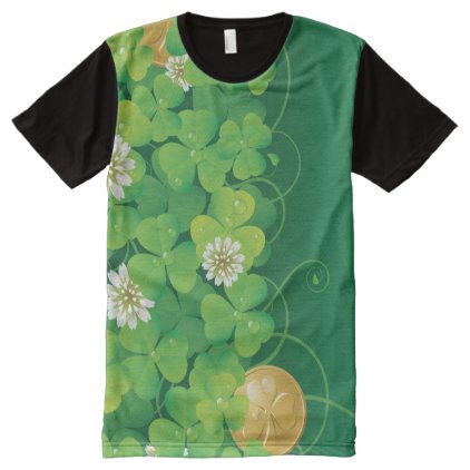 Luck Of The Irish | Happy St Patrick&#39;s Day All-Over-Print Shirt