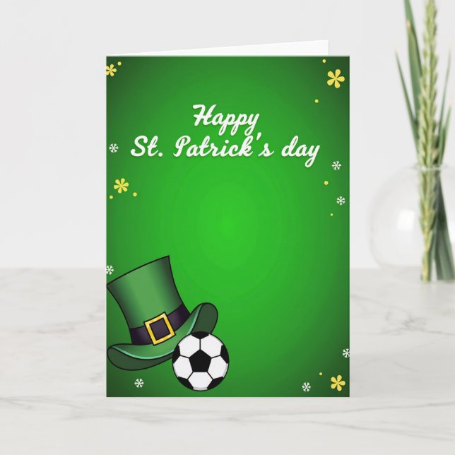 Luck Of The Irish Holiday Card (Front)