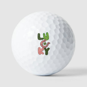 Luck of The Irish Horseshoe Charm Design Golf Balls