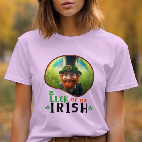 Luck of the Irish _ Irish Blessings T_Shirt