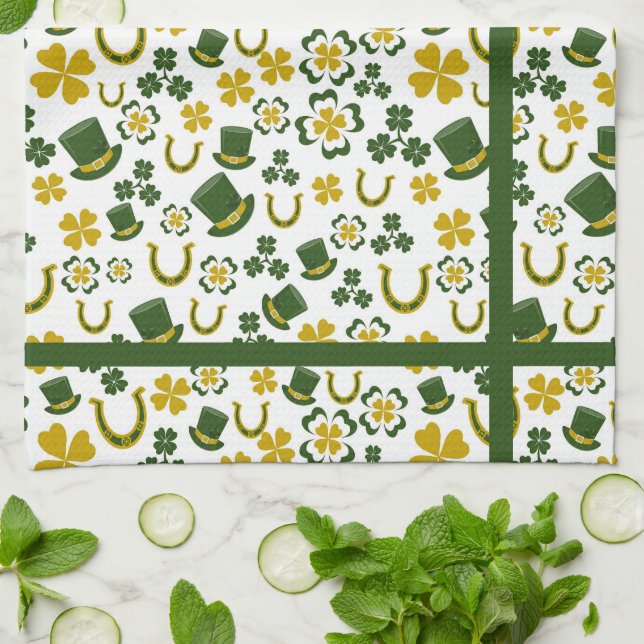 Luck Of The Irish Kitchen Towel (Folded)