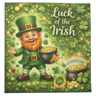 Luck of the Irish Kitchen Towel Cloth Napkin