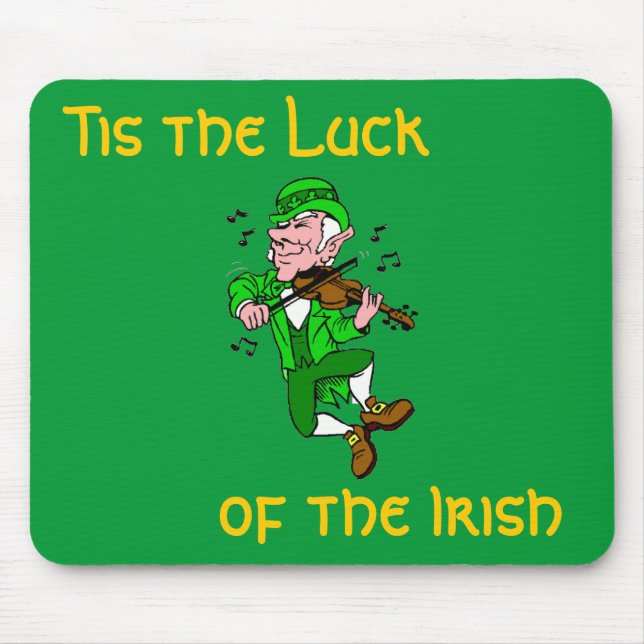 Luck of the Irish Mousepad (Front)
