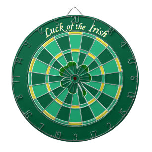 Luck of the Irish Shamrock Dartboard