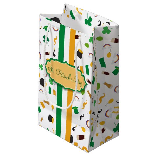 Luck of the Irish- St. Patrick's day irish items Small Gift Bag | Zazzle.com
