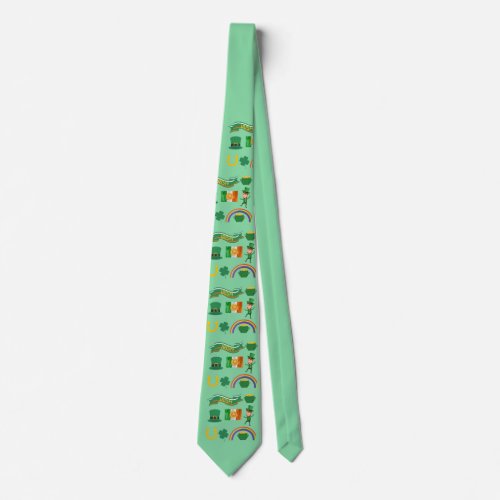 Luck of the Irish St patricks Day neck ties