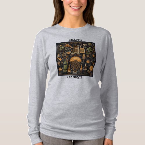 Luck of the Irish Wear Your Heritage on a T_shirt T_Shirt