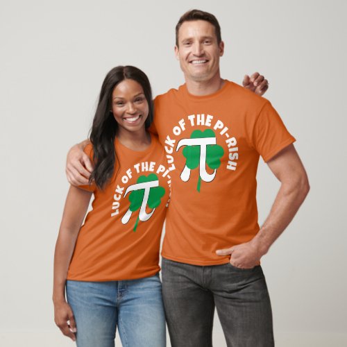 LUCK OF THE PI RISH Combo Pi Day St Patricks Day T_Shirt