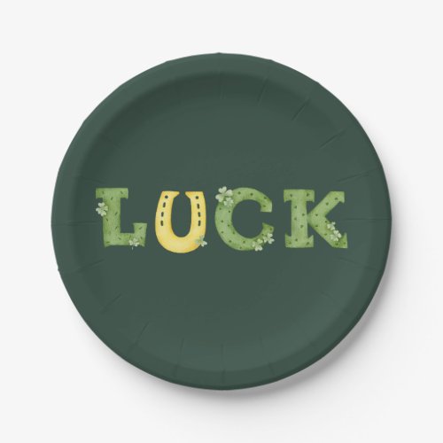 luck  paper plates