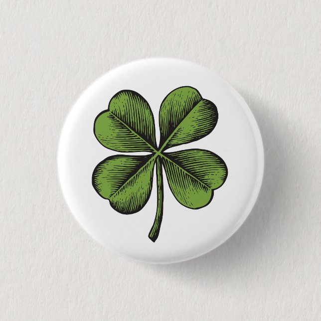 Luck Shamrock Button (Front)
