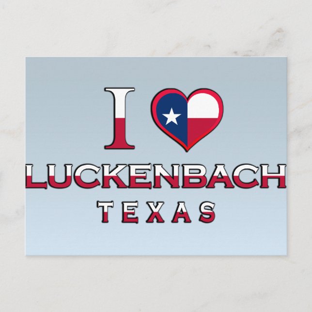 Luckenbach, Texas Postcard (Front)