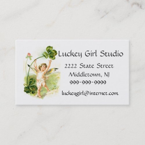Luckey Girl Studio Business Card