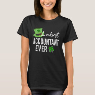 Luckiest Accountant Ever Accounting CPA St Patrick T-Shirt
