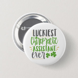 Luckiest Chiropractic Assistant, Chiropractic Button