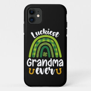 Luckiest Grandma Ever Family St Patrick's Day iPhone 11 Case