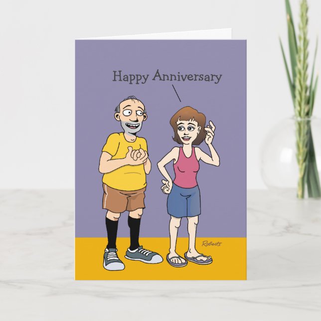 Luckiest Husband on Earth Anniversary Card (Front)