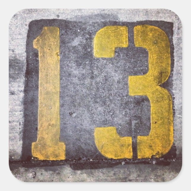 Lucky #13 Stickers (Front)