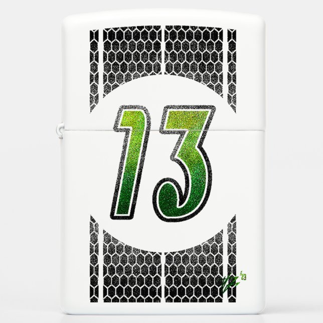 Lucky 13 zippo lighter (Front)