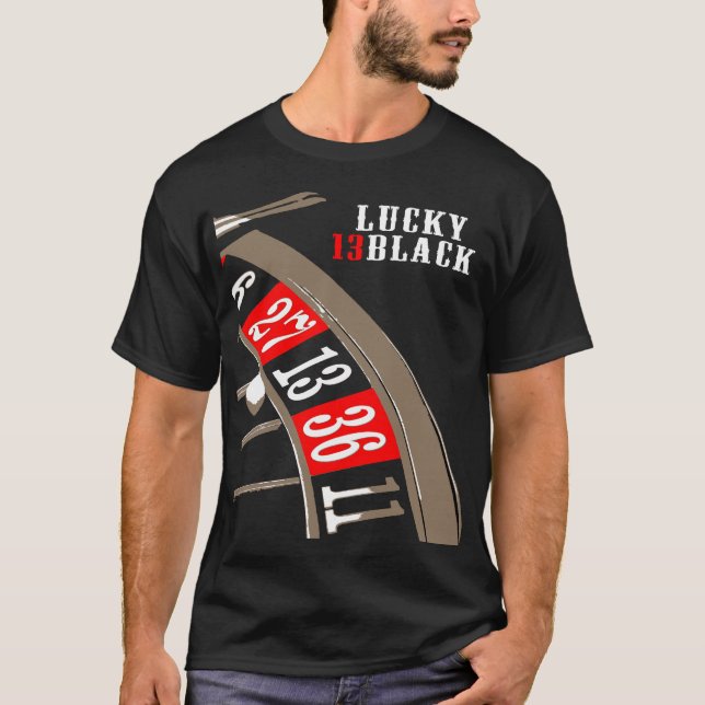 Lucky 13black T-Shirt (Front)