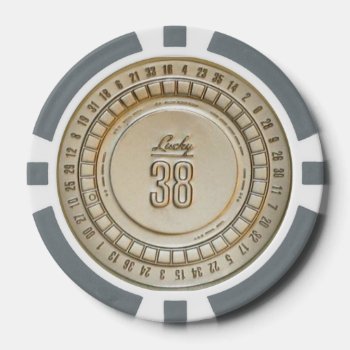 Lucky 38 Real Poker Chips by FalloutGoods at Zazzle