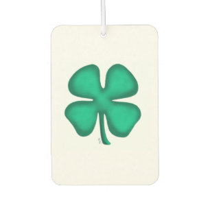 Lucky 4 Leaf Irish Clover car air freshener