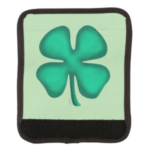 Lucky 4 Leaf Irish Clover green handle wrap
