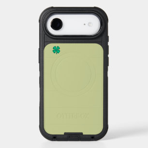 Lucky 4 Leaf Irish Clover green iPhone 17 OB case