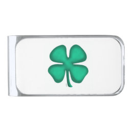Lucky 4 Leaf Irish Clover money clip
