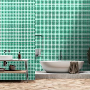 Lucky 4 Leaf Irish Clover smooth vinyl wallpaper