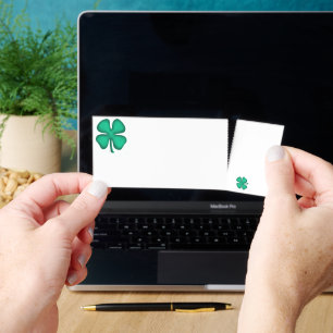 Lucky 4 Leaf Irish Clover white event tickets