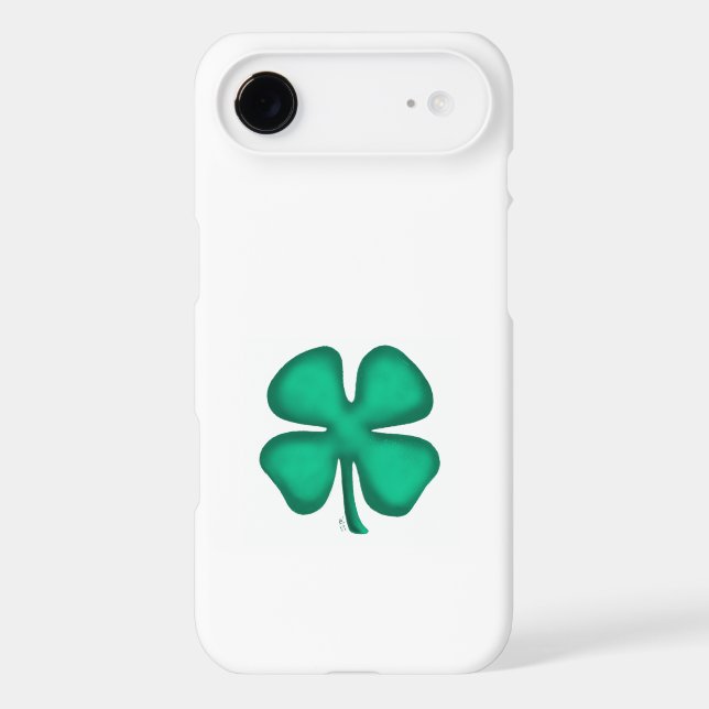 Lucky 4 Leaf Irish Clover white iPhone 17 Air case (Back)