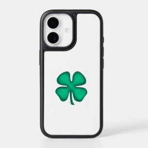 Lucky 4 Leaf Irish Clover white iPhone 17 OB case