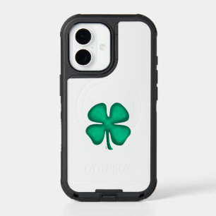 Lucky 4 Leaf Irish Clover white iPhone 17 OB case